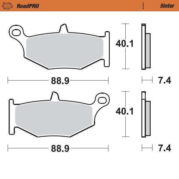 Brake Pad for Suzuki GSX-R 1300 Hayabusa (ABS) (2006–2025) - Moto-Master 406602