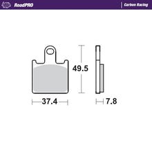 Load image into Gallery viewer, Moto-Master Motorcycle Brake Pads 406806