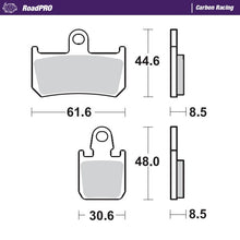 Load image into Gallery viewer, Brake Pad for Yamaha V-Max 1680 (non-ABS) (2007–2016) - Moto-Master 406906
