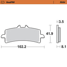 Load image into Gallery viewer, Moto-Master Motorcycle Brake Pads 407001