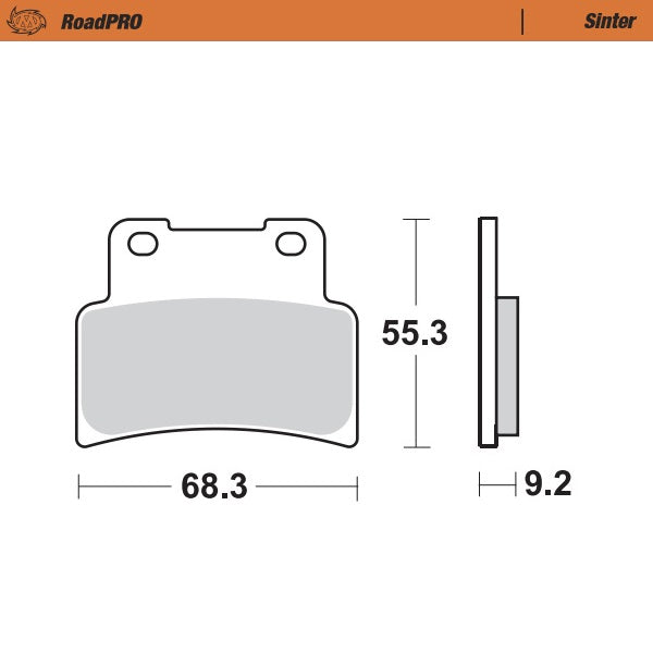 Moto-Master Motorcycle Brake Pads 407101