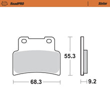Load image into Gallery viewer, Moto-Master Motorcycle Brake Pads 407101