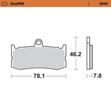 Load image into Gallery viewer, Brake Pad for Triumph Daytona 675 (2009–2017) - Moto-Master 407301