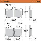 Moto-Master Motorcycle Brake Pads 407401