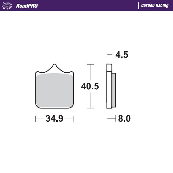 Moto-Master Motorcycle Brake Pads 407506