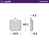 Moto-Master Motorcycle Brake Pads 407506