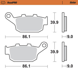 Moto-Master Motorcycle Brake Pads 407702