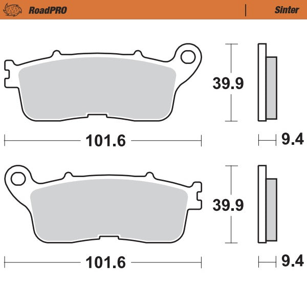 Moto-Master Motorcycle Brake Pads 407802