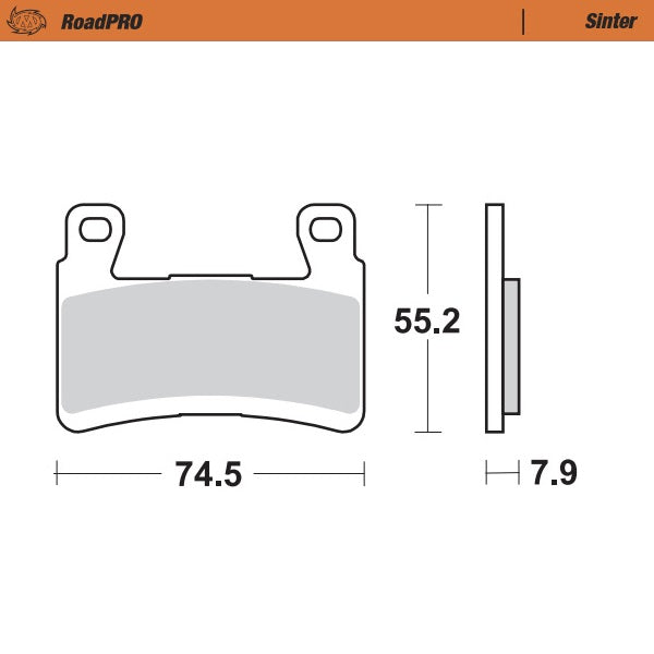 Moto-Master Motorcycle Brake Pads 407901
