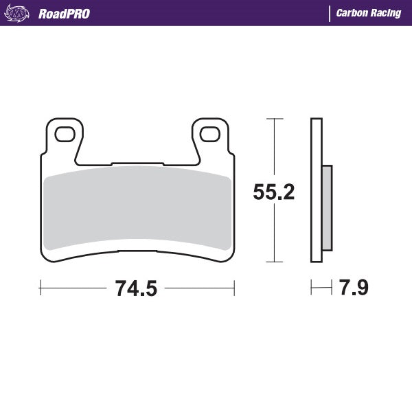 Moto-Master Motorcycle Brake Pads 407906