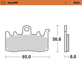 Moto-Master Motorcycle Brake Pads 408001
