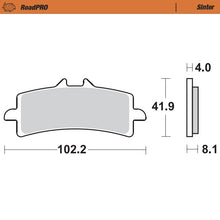Load image into Gallery viewer, Moto-Master Motorcycle Brake Pads 408101