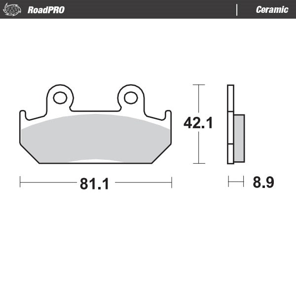 Moto-Master Motorcycle Brake Pads 408604