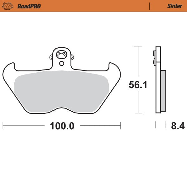 Moto-Master Motorcycle Brake Pads 408701