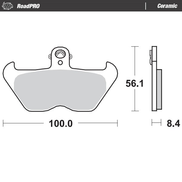 Moto-Master Motorcycle Brake Pads 408704