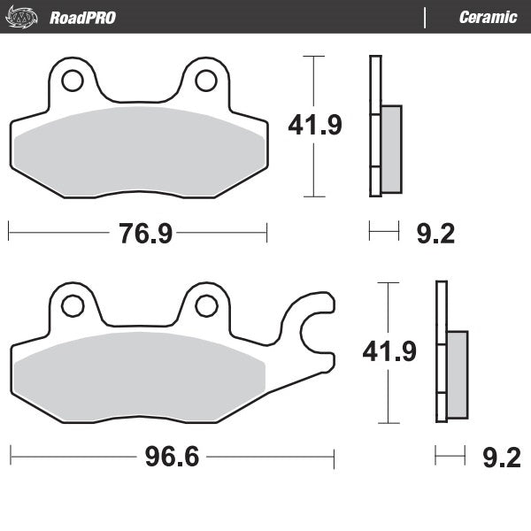 Moto-Master Motorcycle Brake Pads 408904