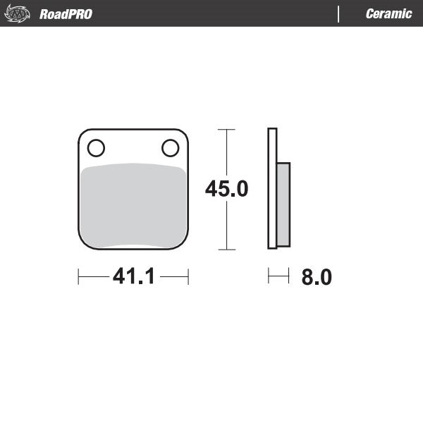 Moto-Master Motorcycle Brake Pads 409204