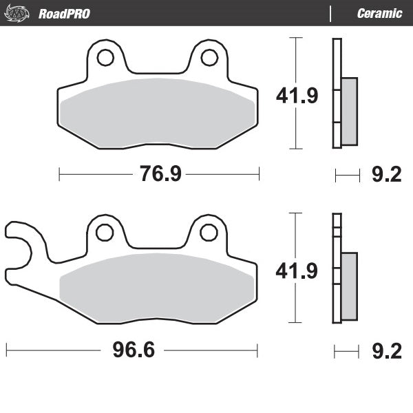 Moto-Master Motorcycle Brake Pads 409404