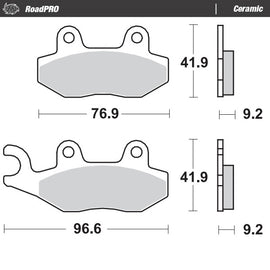 Moto-Master Motorcycle Brake Pads 409404