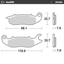 Load image into Gallery viewer, Moto-Master Motorcycle Brake Pads 409704