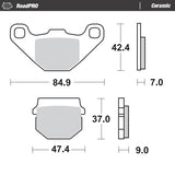 Moto-Master Motorcycle Brake Pads 409904