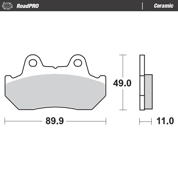 Moto-Master Motorcycle Brake Pads 410004