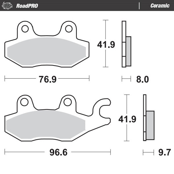 Moto-Master Motorcycle Brake Pads 410204
