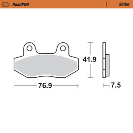 Moto-Master Motorcycle Brake Pads 410301