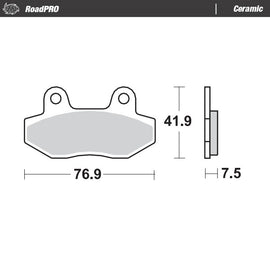 Moto-Master Motorcycle Brake Pads 410304