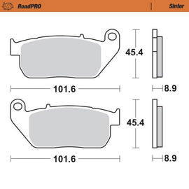 Moto-Master Motorcycle Brake Pads 410401