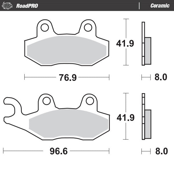 Moto-Master Motorcycle Brake Pads 410504