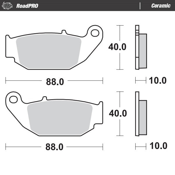 Moto-Master Motorcycle Brake Pads 410604