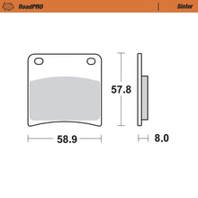 Load image into Gallery viewer, Brake Pad for Suzuki GSX 600 F Katana (1987–1997) - Moto-Master 410701