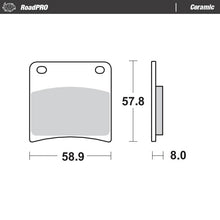 Load image into Gallery viewer, Brake Pad for Suzuki GSX 600 F Katana (1987–1997) - Moto-Master 410704