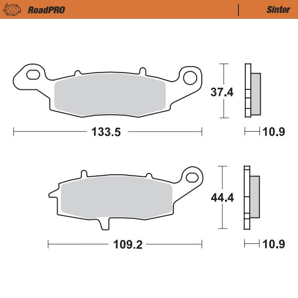 Moto-Master Motorcycle Brake Pads 410902