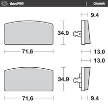 Load image into Gallery viewer, Moto-Master Motorcycle Brake Pads 411004