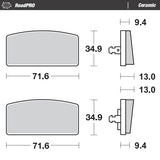 Moto-Master Motorcycle Brake Pads 411004