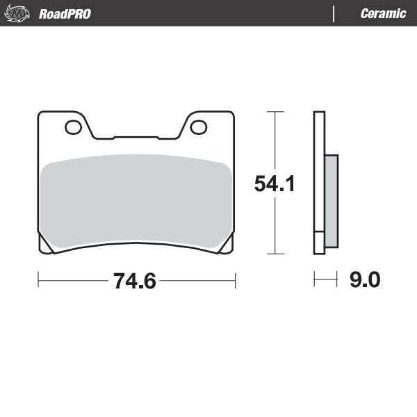 Brake Pad for Yamaha V-Max 1200 (1989–2007) - Moto-Master 411204