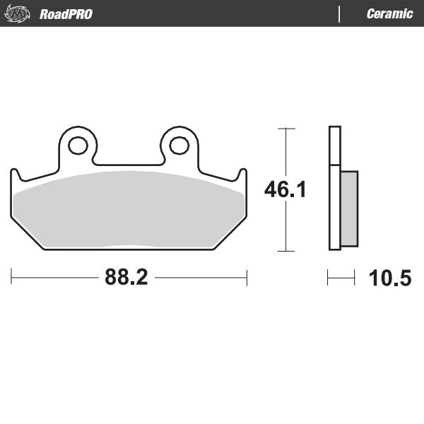 Moto-Master Motorcycle Brake Pads 411304