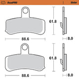 Moto-Master Motorcycle Brake Pads 411501
