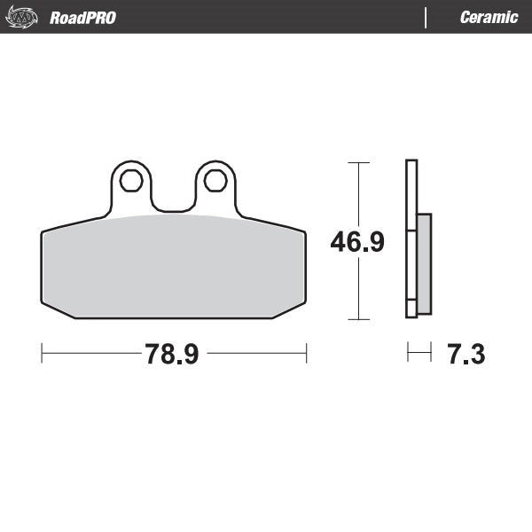 Moto-Master Motorcycle Brake Pads 411704