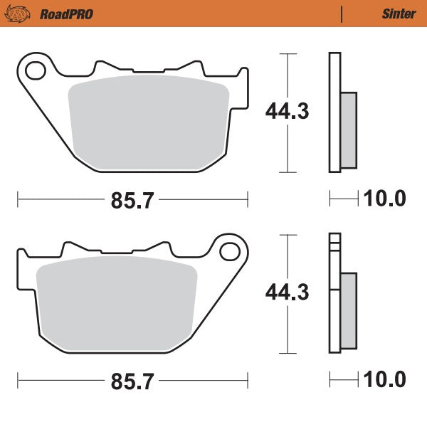 Moto-Master Motorcycle Brake Pads 411802