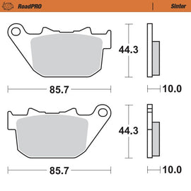 Moto-Master Motorcycle Brake Pads 411802