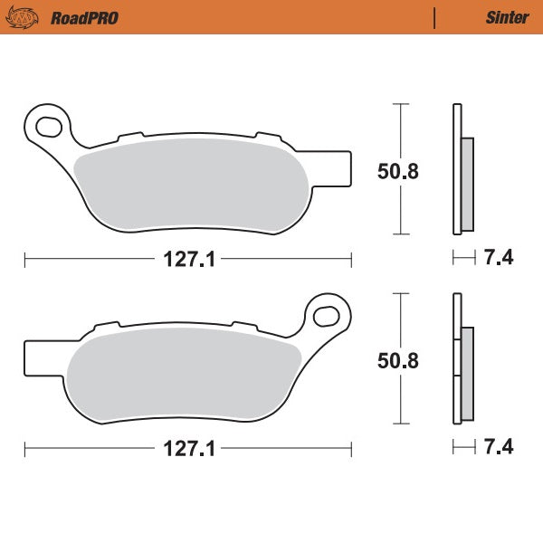 Moto-Master Motorcycle Brake Pads 412102