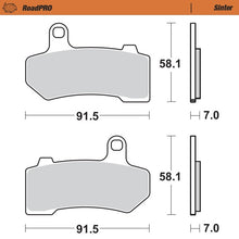 Load image into Gallery viewer, Moto-Master Motorcycle Brake Pads 412202