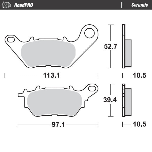Brake Pad for Yamaha YZF R3 300 (2014–2025) - Moto-Master 412604