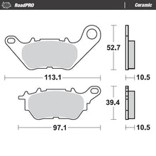 Load image into Gallery viewer, Brake Pad for Yamaha YZF R3 300 (2014–2025) - Moto-Master 412604