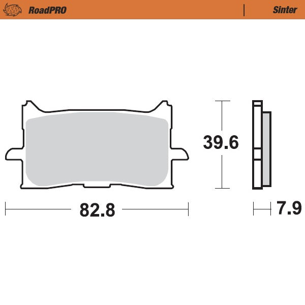 Moto-Master Motorcycle Brake Pads 412701