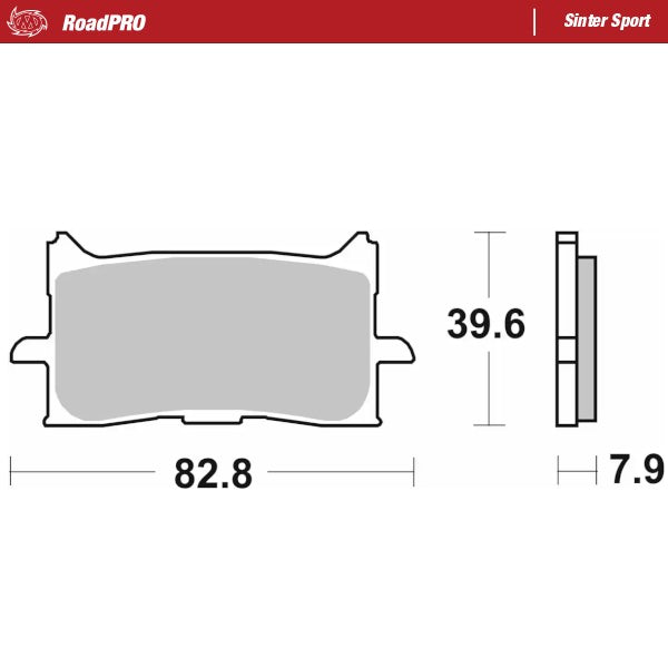 Moto-Master Motorcycle Brake Pads 412705