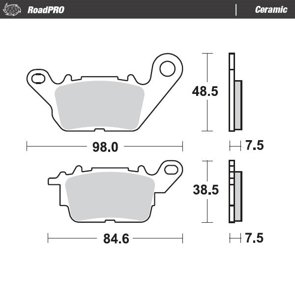 Brake Pad for Yamaha Nmax 125 (GPD-A) (2015–2024) - Moto-Master 412904